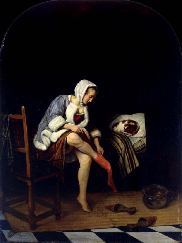 Jan Steen The Toilet